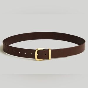 Madewell The Essential Wide Leather
Belt Chocolate Raisin